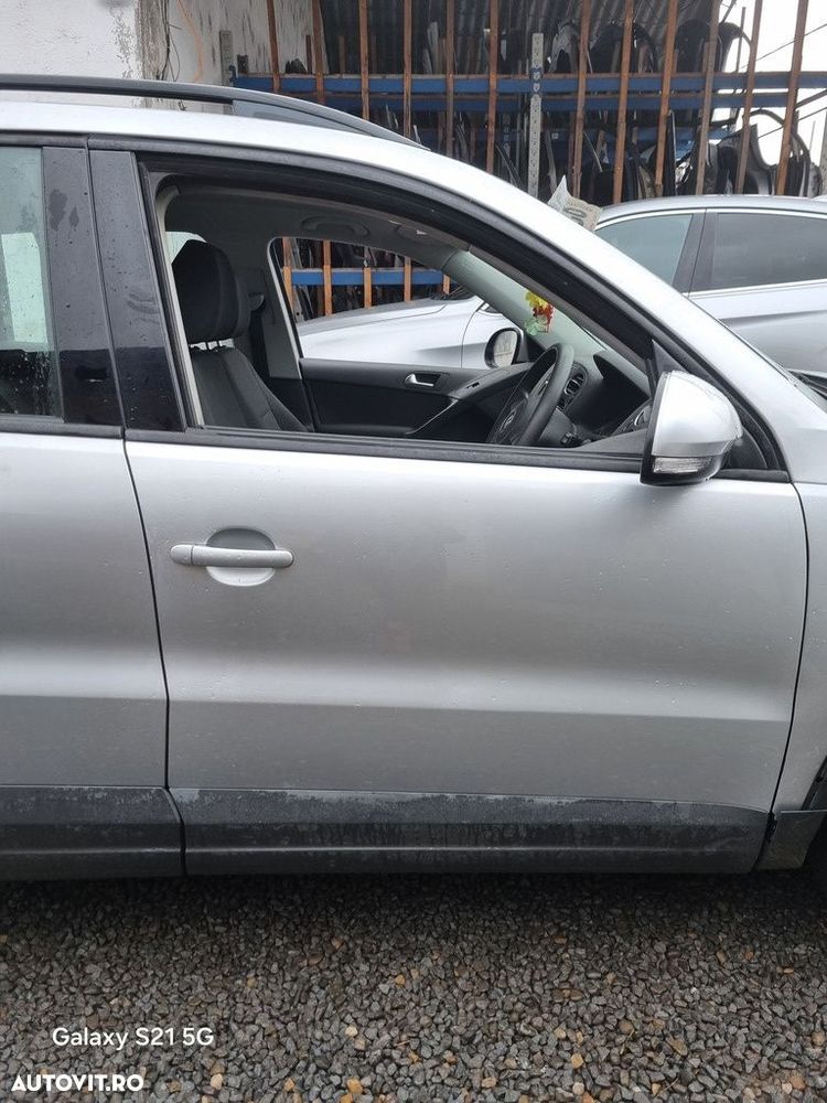 Usa Dreapta Fata Volkswagen Tiguan 5N Facelift 2011 - 2015 SUV 4 Usi Argintiu (1399) - 1
