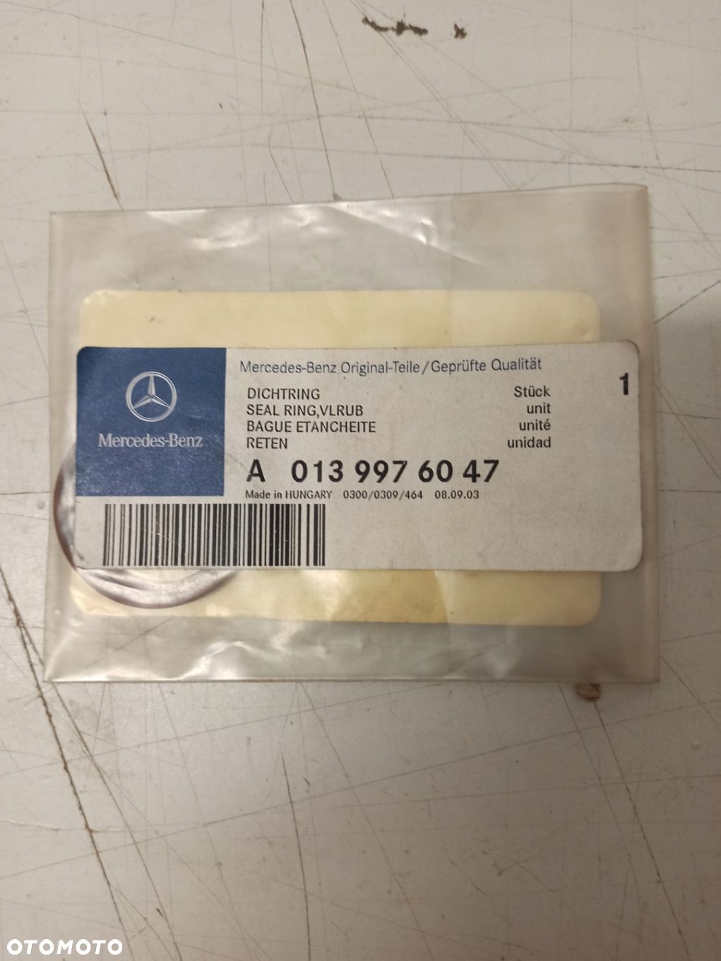 SIMERING USZCZELNIACZ WAŁKA SKRZYNI MERCEDES A0139976047 ASO ORG - 1