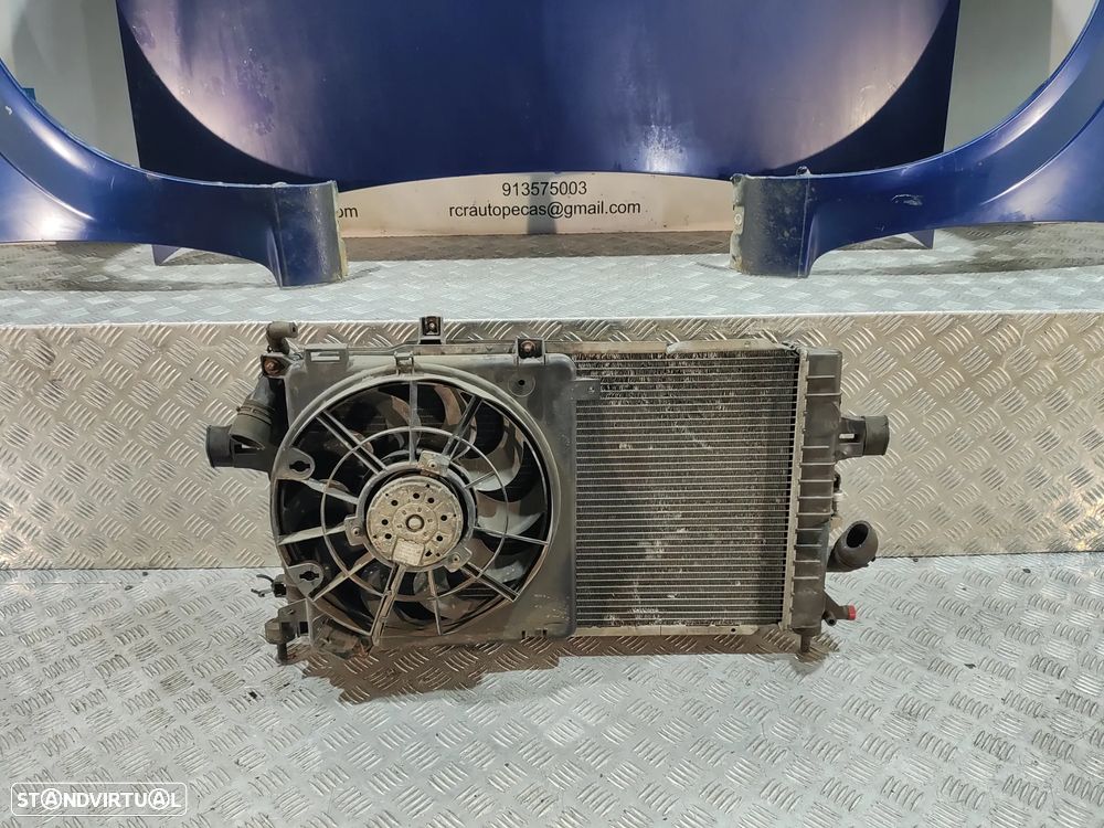 FRENTE COMPLETA OPEL ZAFIRA B A05 CAPOT PARACHOQUES GUARDA-LAMAS OTICAS RADIADOR VENTILADOR FRENTE FIBRA REFORÇO - 19