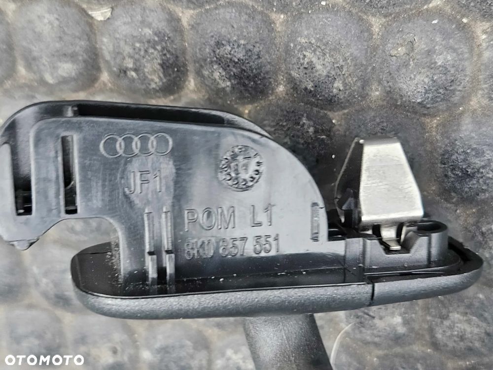 Daszek Słonecznik 8K0857551 8K0857552 Czarne S-Line Oslona Przeciwsloneczna Haczyk Lewa Prawa AUDI A4 B8 - 12