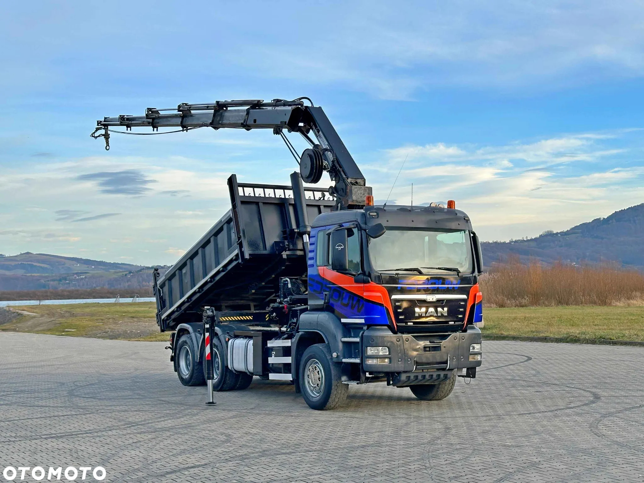 MAN TGS 33.480 * WYWROTKA 4,20 m * HIAB 288 EP - 4 HIDUO + PILOT / 6x4 - 2