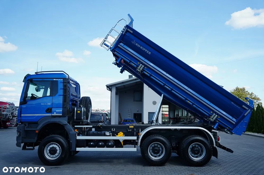MAN TGS 33.480 / 6X6 / WYWROTKA 3 STRONNA / KH KIPPER / HYDROBURTA / AUTOMAT / EURO 6 - 3