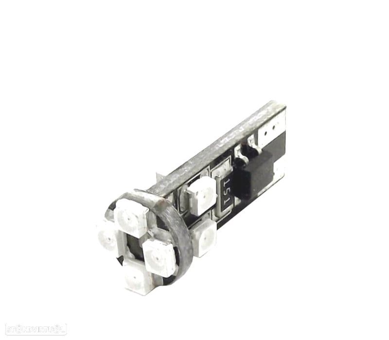 LÂMPADA LED VERMELHA CANBUS W5W T10 - 1