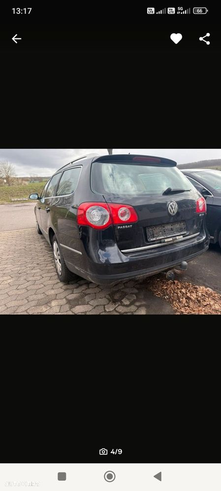 Față completă bot VW Passat B6 negru LC9X bară faruri trager radiatoare capotă - 4