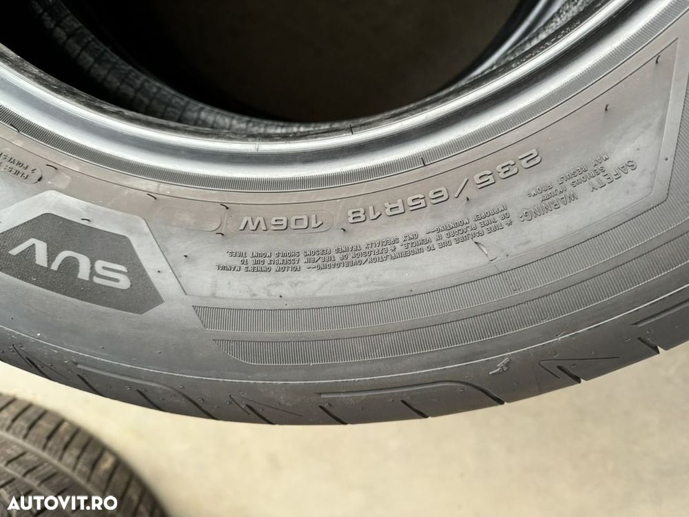 vând 4 anvelope 235/65/18 goodyear de vară ca noi - 5