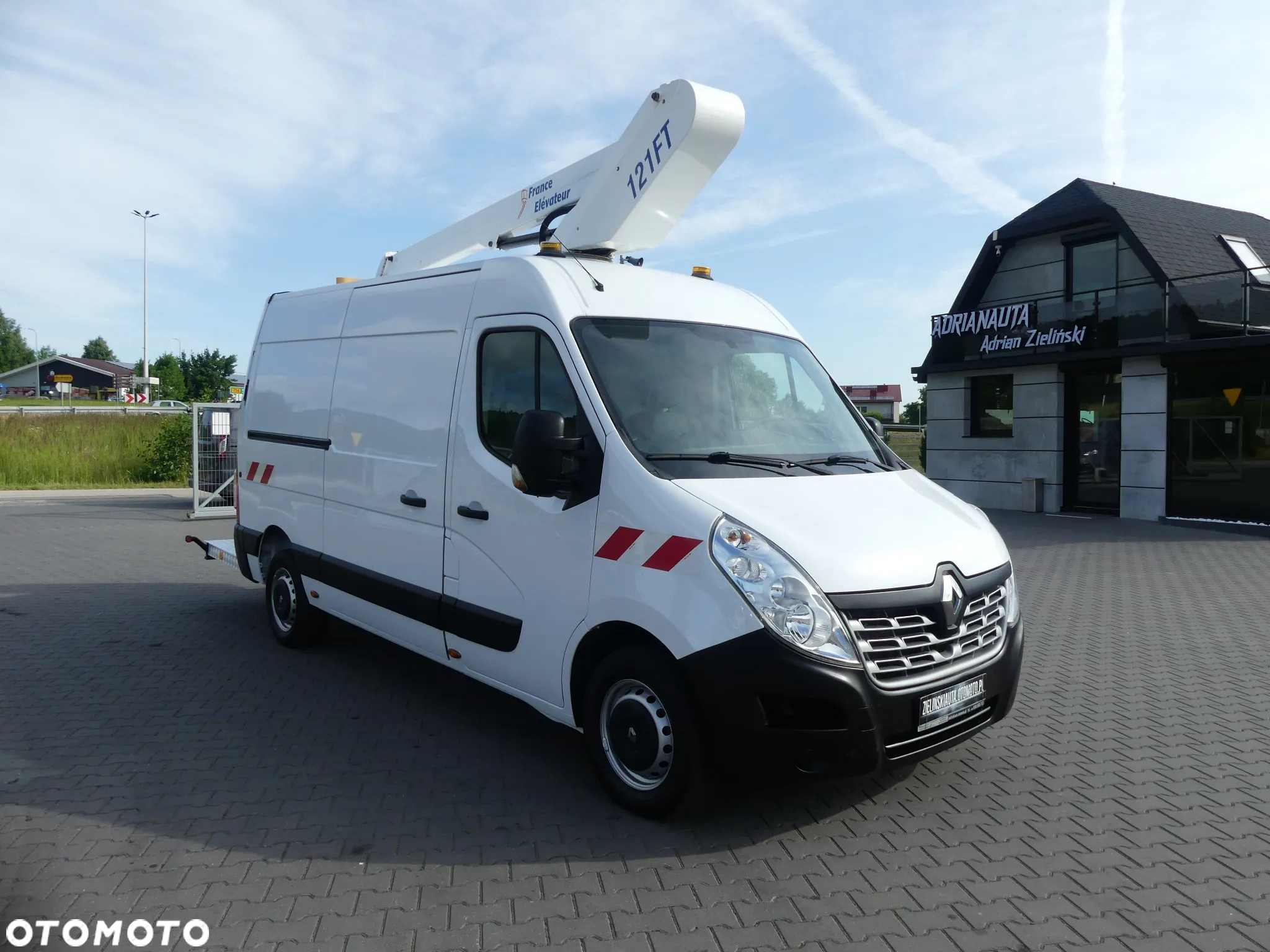 Renault MASTER / PODNOŚNIK KOSZOWY / ZWYŻKA 12M / - 14