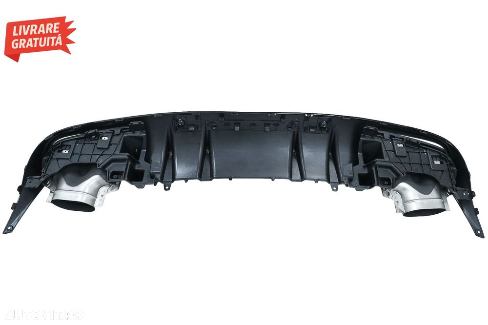 Difuzor Bara Spate Evacuare Dubla si Tobe Ornament Mercedes C-Class C205 A205 Coup- livrare gratuita - 6