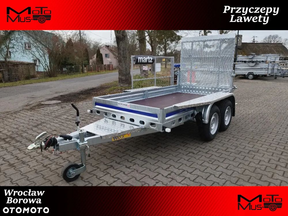 Wiola Przyczepa Wiola B2630 292x142 dmc 2700kg mocna spawana rama minikoparka walec - 1