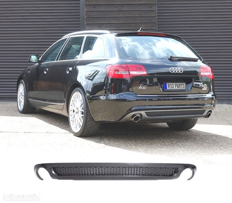 DIFUSOR AUDI A6 C6 4F AVANT SEDAN 08-11 LOOK RESTYLING - 1