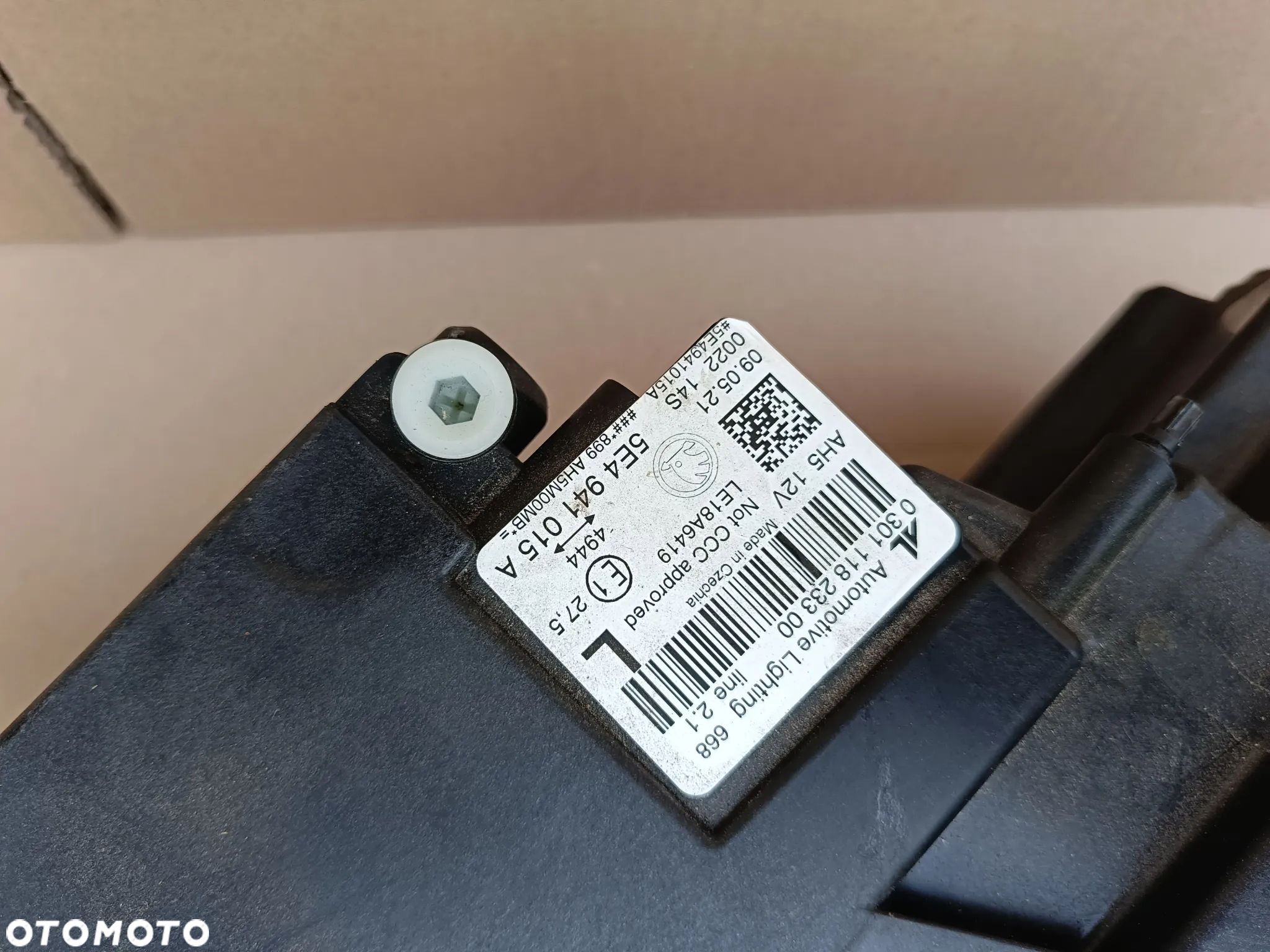 Full Led przedni lewy Skoda Octavia IV 4 lampa 5E4941015A - 3