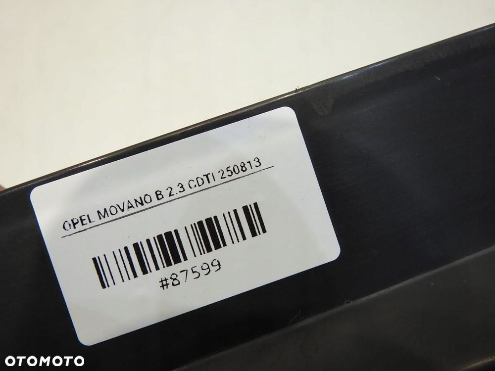 OSŁONA PASA CHŁODNICY PRZÓD OPEL MOVANO B 2.3 CDTI 214760020R - 4