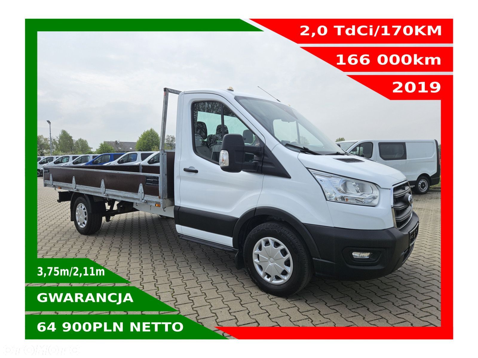 Ford transit Skrzynia *64900zł NETTO* 2,0TdCi/170KM - 1