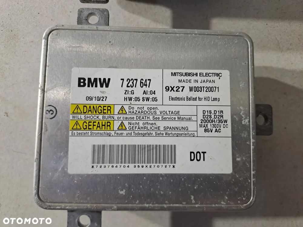 Przetwornica moduł lampy XENON BMW 7237647 - 3
