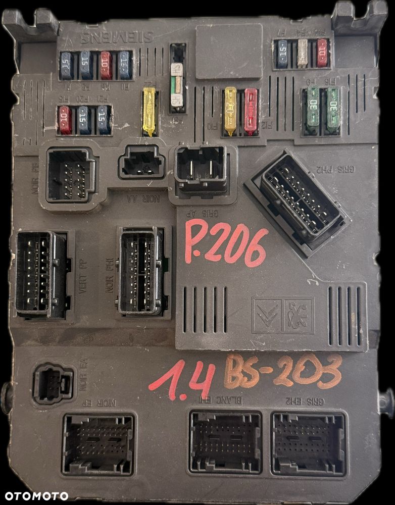 Skrzynka Bezpieczników / BSM PEUGEOT CITROEN 206 1.4 - 1