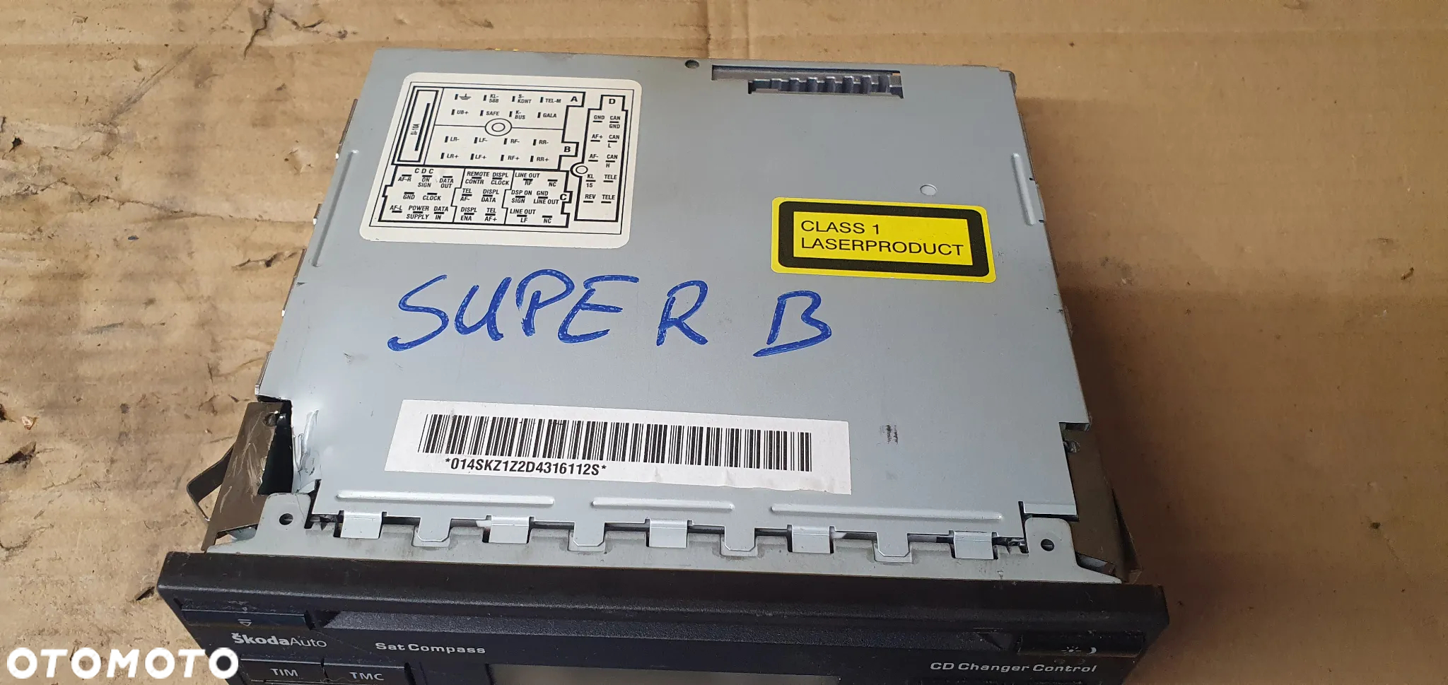Radio radioodtwarzacz oryginał Skoda Superb I 3U0035191A - 9