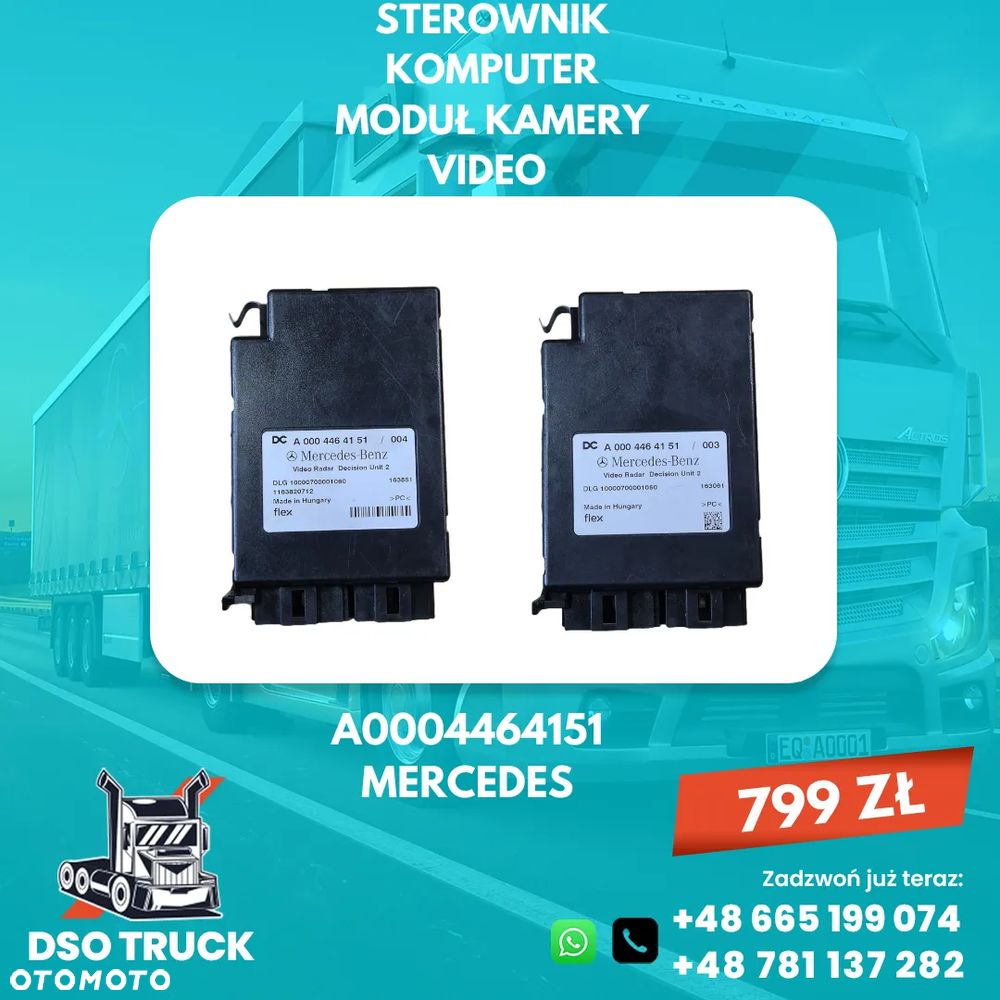 A0004464151 STEROWNIK KOMPUTER MODUŁ KAMERY Mercedes VIDEO ACTROS DC MP - 1