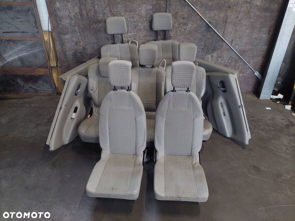 KOMPLET FOTELI  PRZÓD + KANAPA TYŁ + BOCZKI RENAULT GRAND SCENIC II - 1