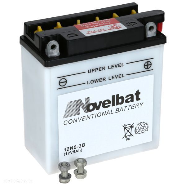 Akumulator Novelbat 12N5-3B 12V 5Ah 40A 12061130 P - 1