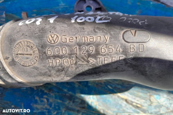 Furtun intercooler 6Q0129654BD 6Q0129654BD Volkswagen VW Polo 4 9N [2 - 4