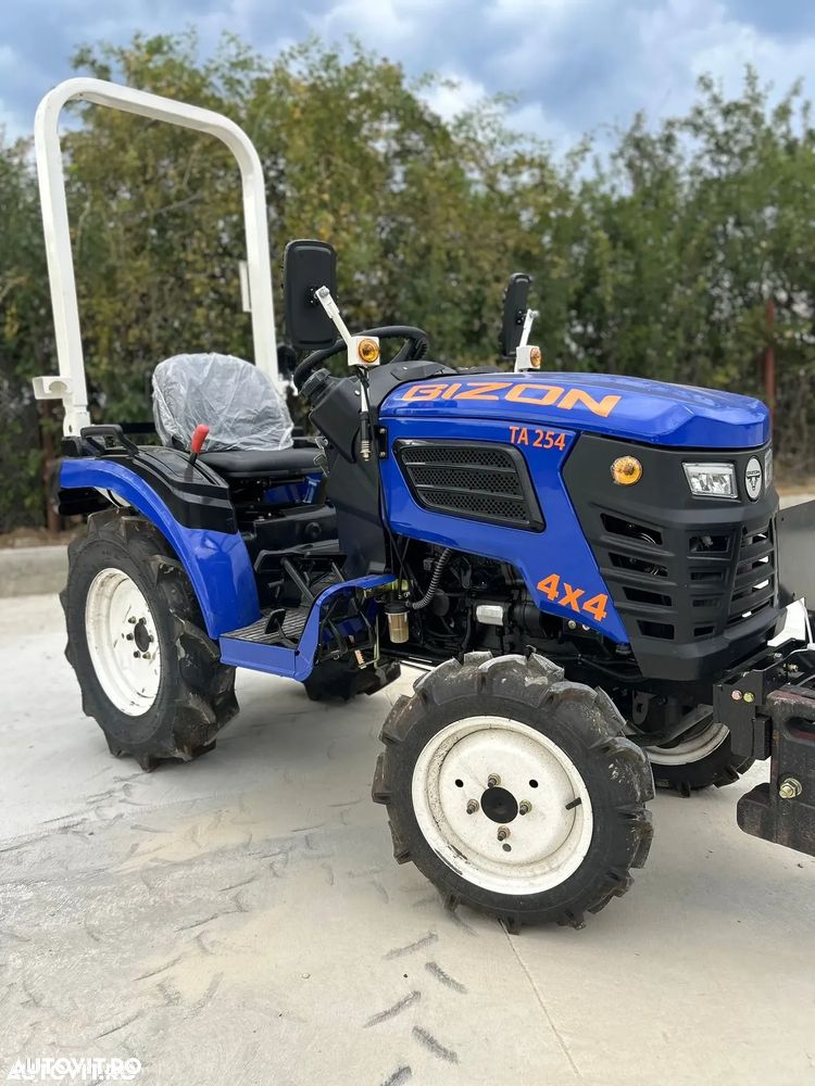 Bizon TA254, 25 CP, 4x4 dotat cu FREZA NOUA SI PLUG - 12