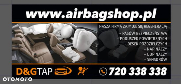 Airbag poduszka powietrzna deska rozdzielcza pas bezpieczeństwa