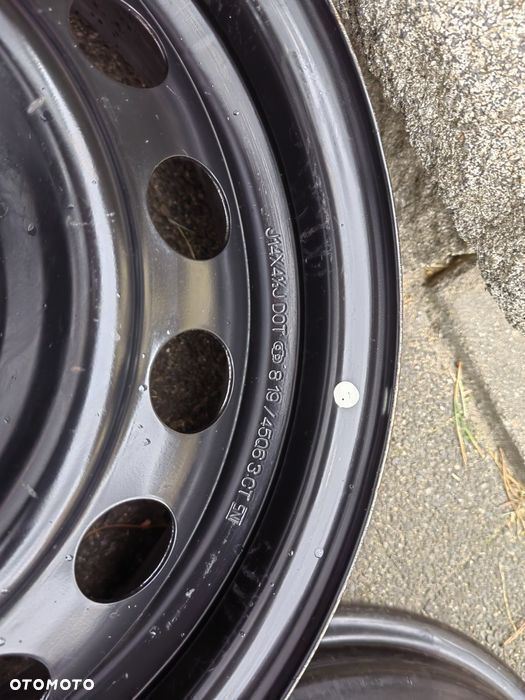 Felgi stal 14" MITSUBISHI Space Star+ czujniki TPMS 4,5*14 ET46 Komple - 8