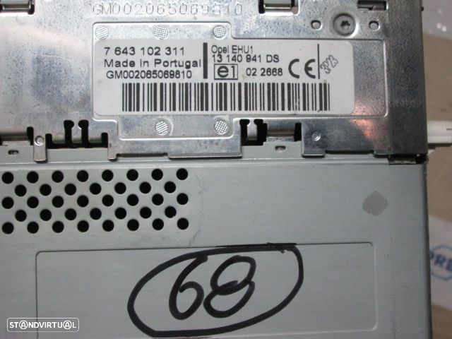 Radios 13140941 OPEL AGILA 2003 BLAUPUNKT CC 20 OPEL CORSA C 2004 BLAUPUNKT CC 20 - 3