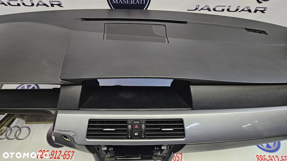 BMW 5 E60 E61 LIFT LCI Start Stop Kokpit Konsola Deska Poduszki powietrzne Airbag Napinacze - 16