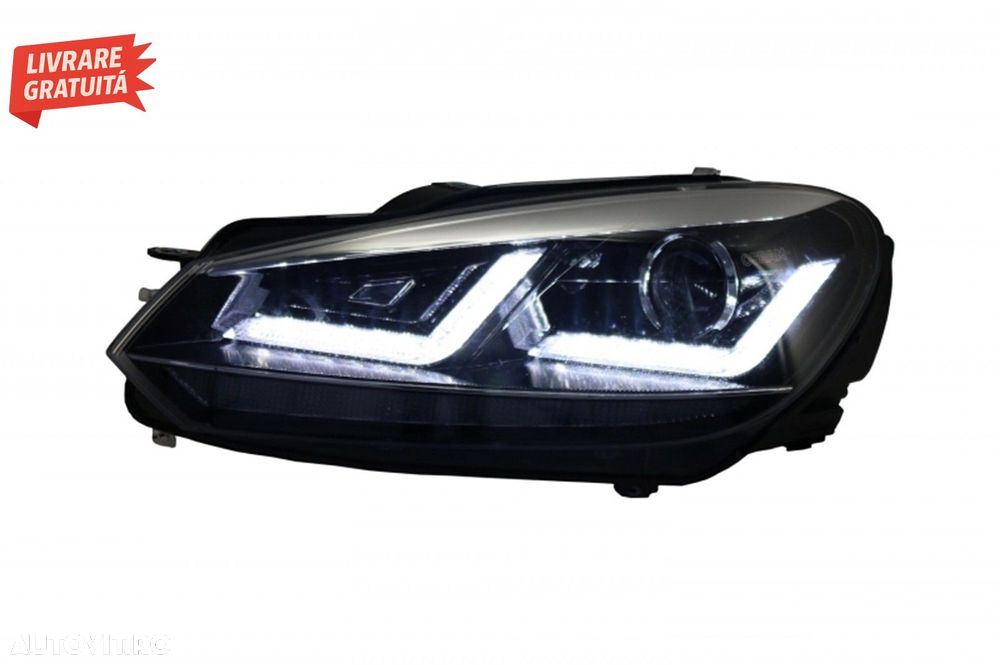 Faruri Osram LED Crom LEDriving Semnal Dinamic si Grila Centrala VW Golf 6 VI (200- livrare gratuita - 5