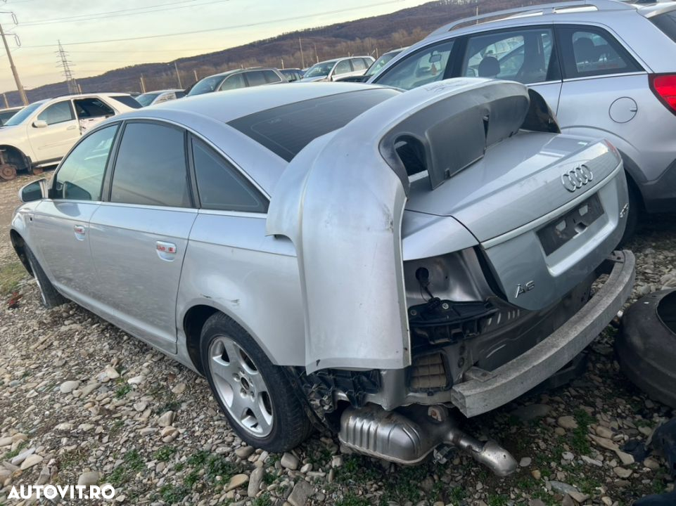 DEZMEMBREZ Piese AUDI A6 C6 Salon Break Limuzina Motor 1.8 TFSI Benzina 2.0 2.7 3.0 Diesel Cod BRE BLB BMK 140 CP 180 CP Diesel Euro 4 5 Cutie de Viteze Automata Manuala Bara Fata completa Capota Far Portiera Usa fata spate stanga dreapta portbagaj bara spate stop tripla volan airbag cu comenzi S Line  An 2005-2009 - 12