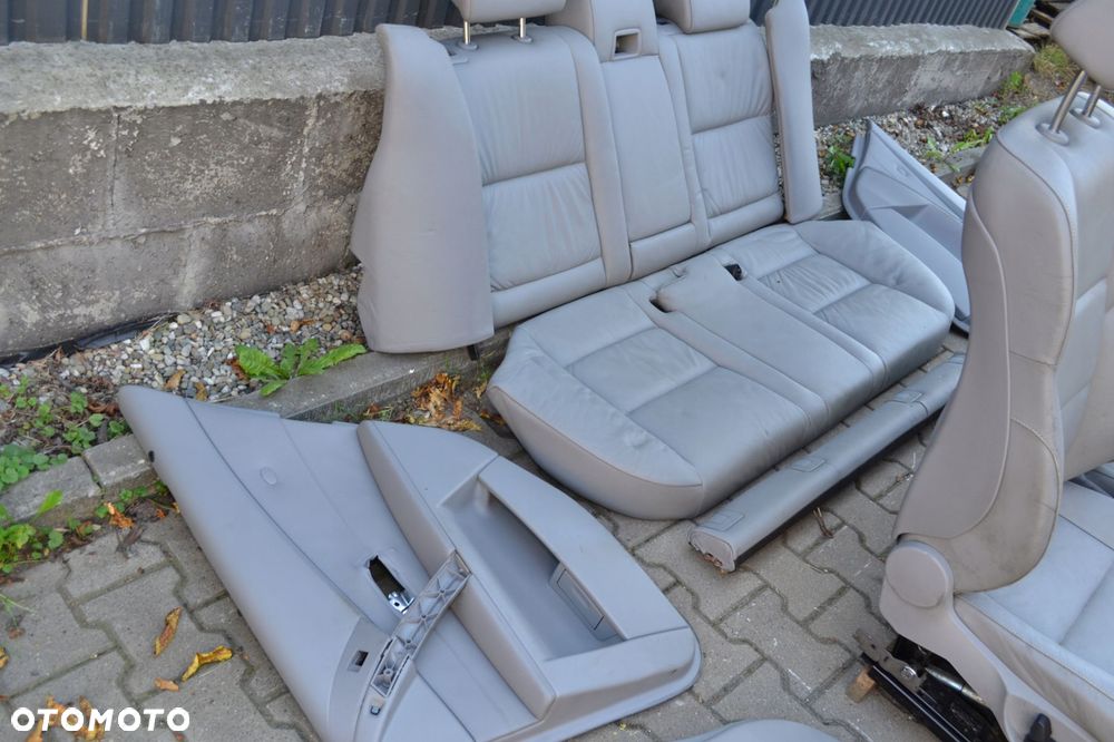 BMW E61 FOTELE SKÓRY KANAPA BOCZKI MPAKIET KOMPLET ANGLIK podgrzewane - 12
