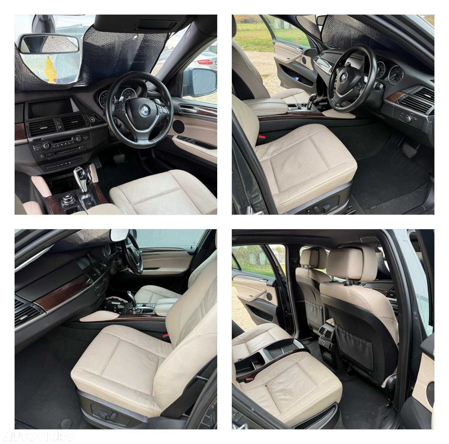 Interior piele alba/Scaune/Bancheta complet X6 E71 2008 - 2014 - 2