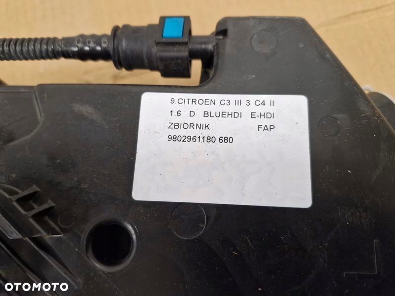 citroen c3 3 iii c4 2 ii 1.6 blue hdi e-hdi zbiornik fap 9802961180 - 3