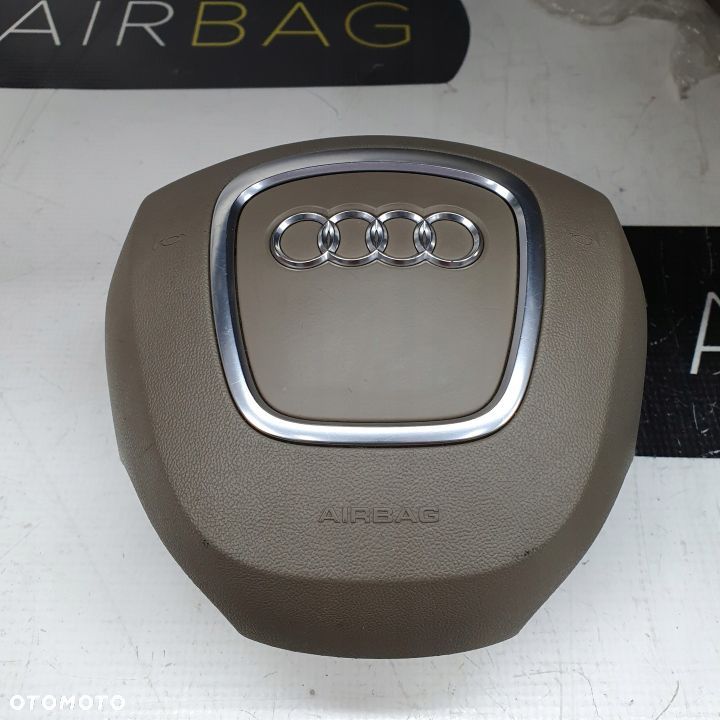 AUDI A4 B8 BEŻOWA DESKA ROZDZIELCZA KONSOLA KOKPIT PULPIT PODUSZKI AIRBAG AIR BAG PASY KIT SET - 5