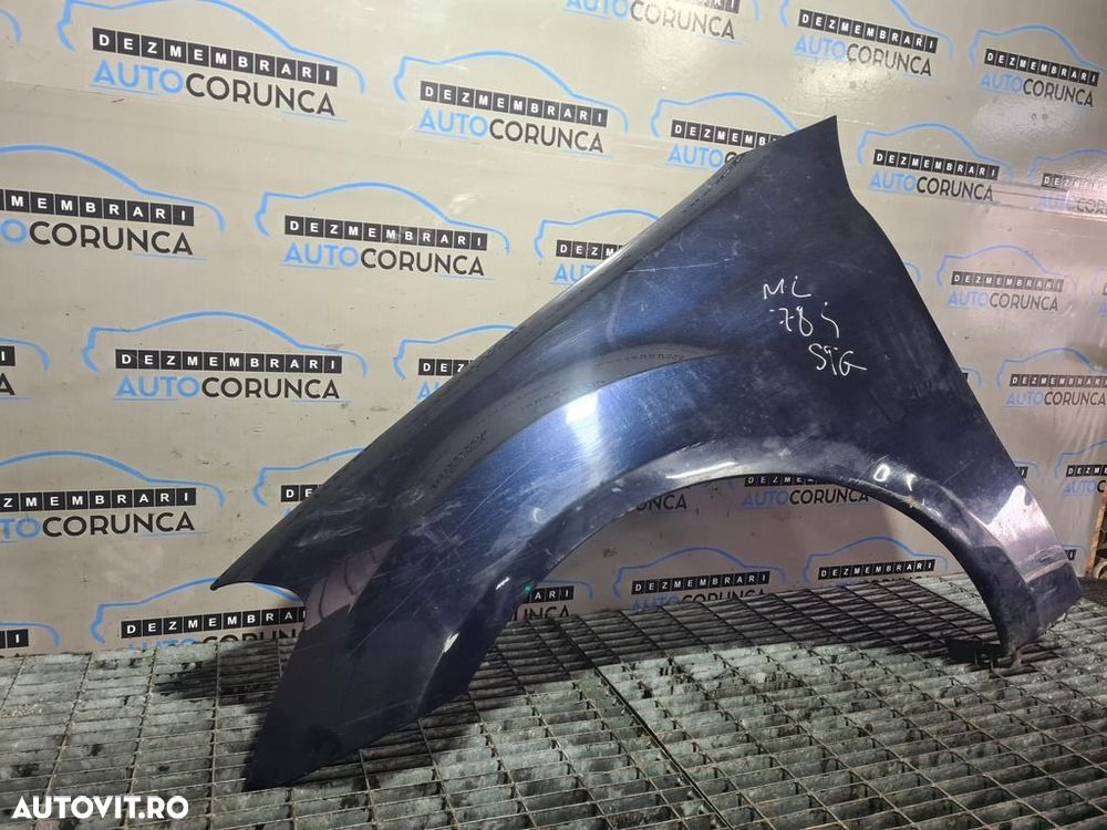 Aripa Stanga Fata Mercedes ML W164 2005 - 2008 4 Usi ALBASTRU (784) - 3