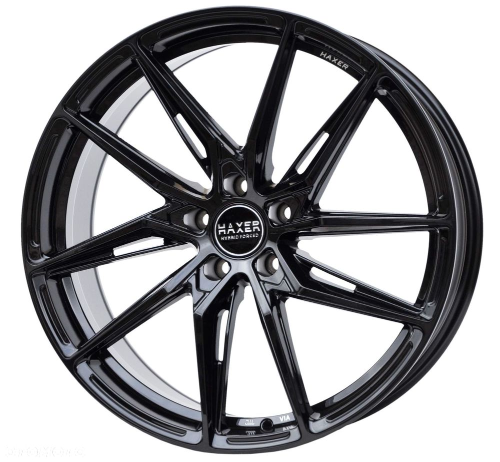 HX08F BL FELGI HAXER 19 5x112 AUDI A4 A5 A6 C7 C8 - 1