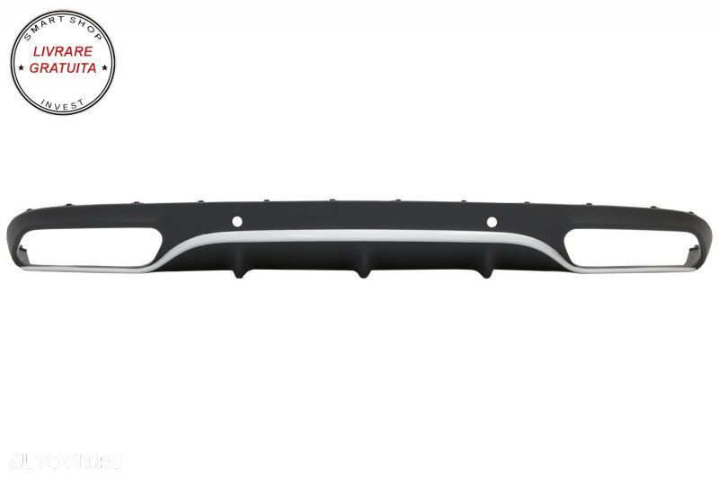 Difuzor Bara Spate cu Ornamente Evacuare Mercedes C-Class C205 A205 Coupe Cabriole- livrare gratuita - 3