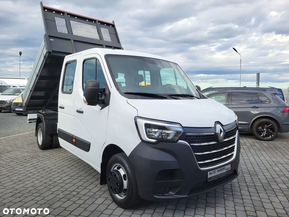 Renault MASTER -DOKA 6 OSÓB- WYWROTKA - 15 tys km-BLIŻNIAK-HAK 3500 kg NOWY - 2