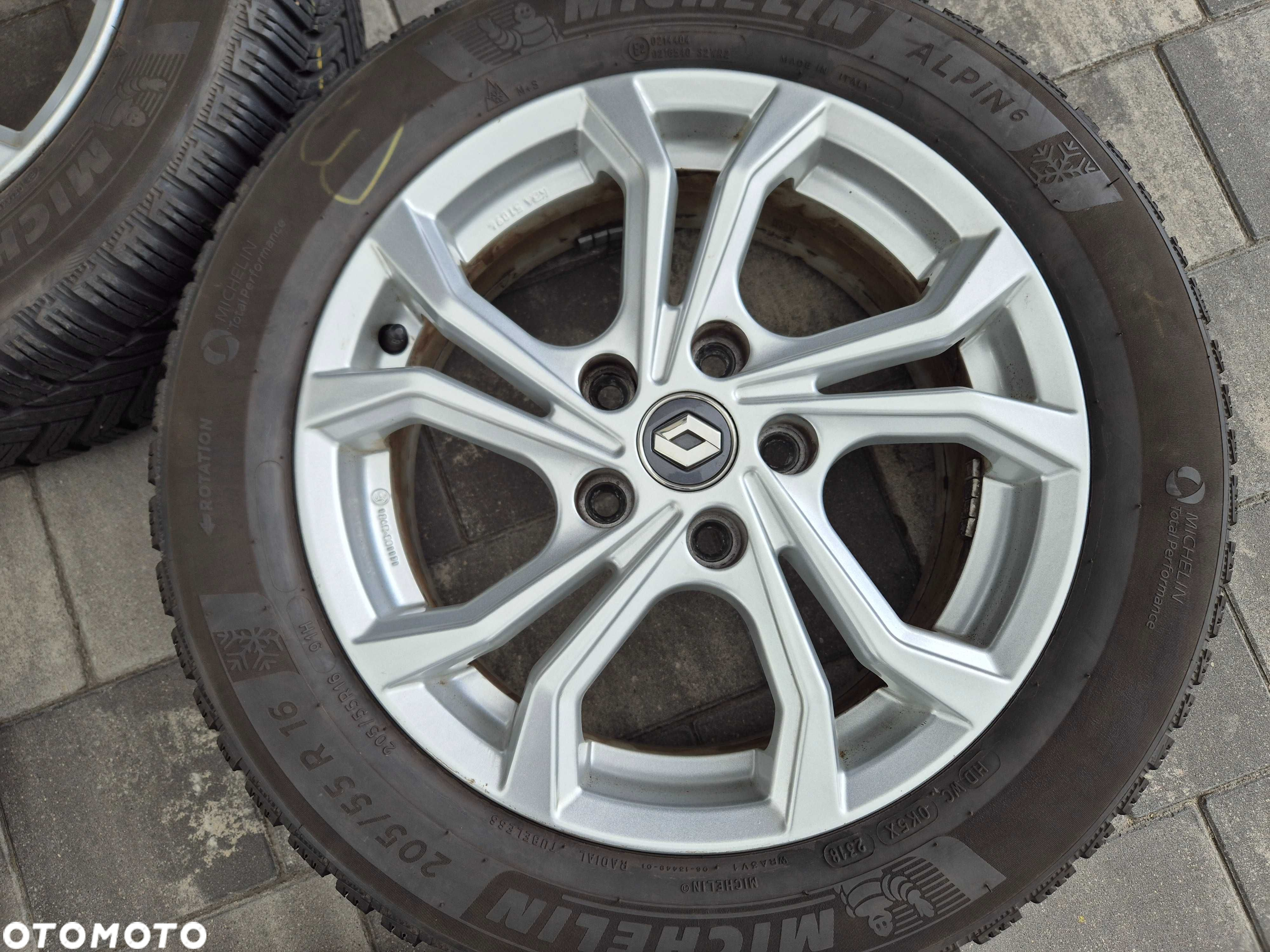 Felgi Aluminiowe 16” 5x114,3 6,5Jx16 ET41 Renault Kia Nissan itd N2850 - 4