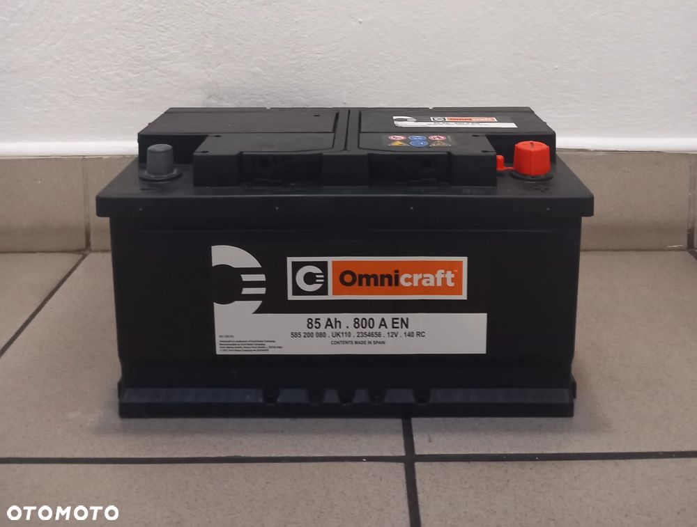 Akumulator Omnicraft 85Ah 800 A EN do Forda 2354656 - 1