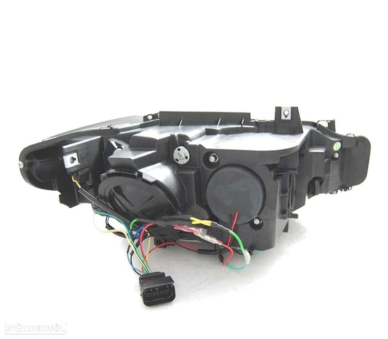 FARÓIS BMW F30 F31 LCI 15-19 LUZ DIURNA LED DRL PRETO - 2