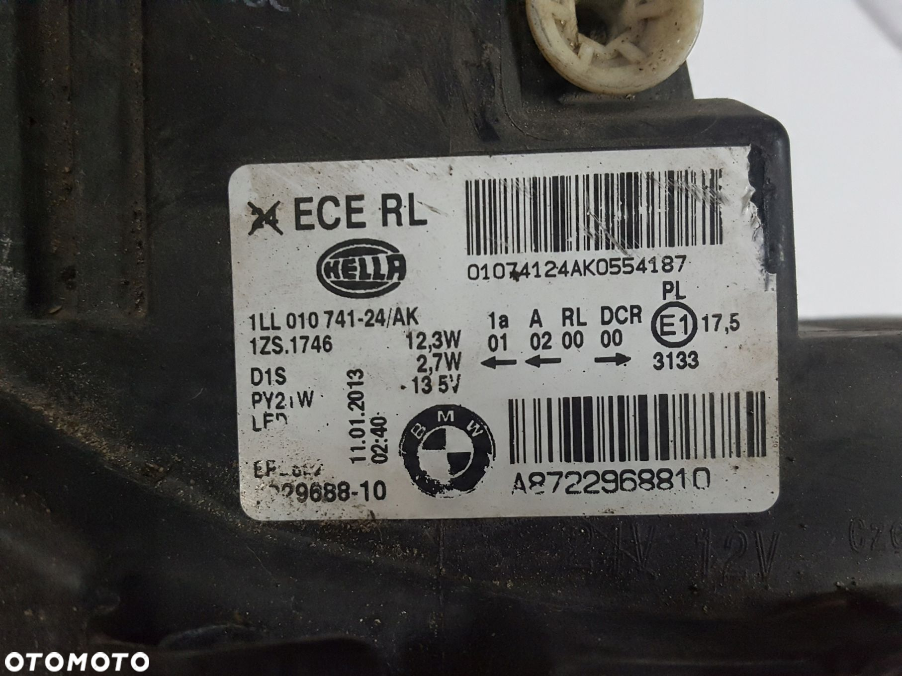 BMW 1 F20 F21 11-14r LAMPA BI-XENON PRAWA PRZÓD ANGLIK - 8