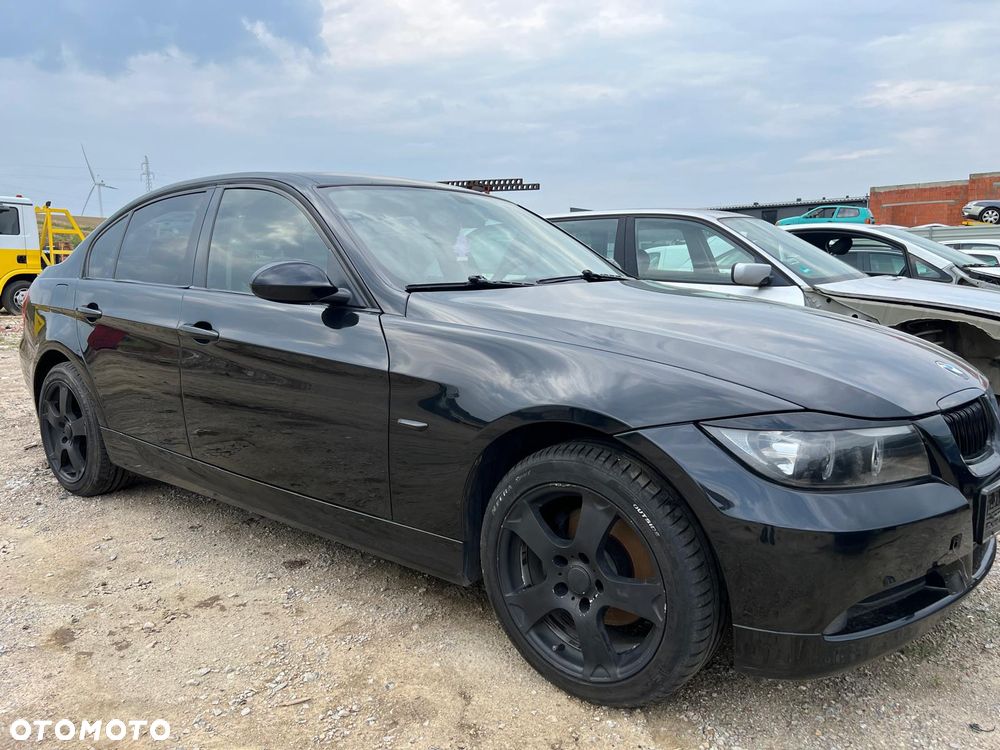 BMW E90 318d części maska zderzak drzwi błotnik lampa deska fotele (475 Black Sapphire) (N47) 2008 przedlift - 7