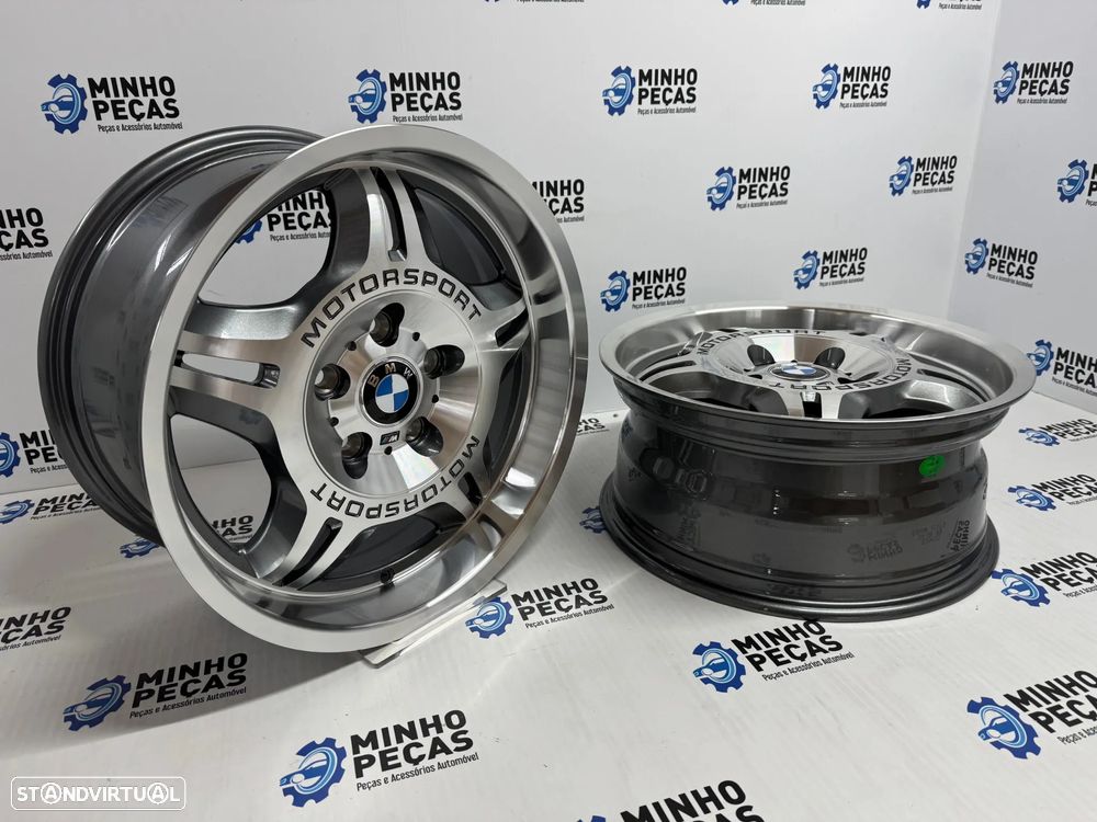 Jantes Look BMW Motorsport em 17 (5x120) gunmetal machined face - 6