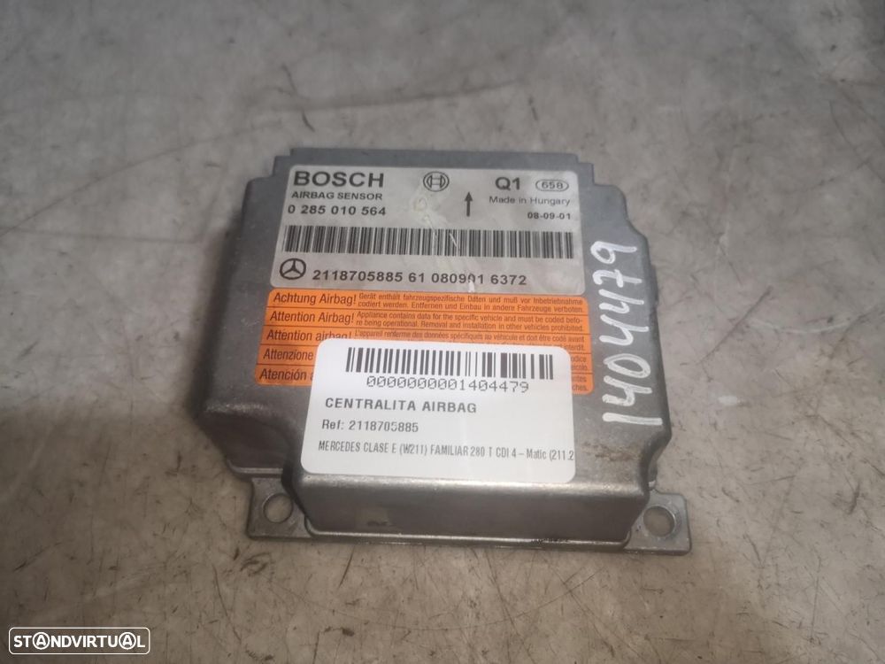 CENTRALINA DE AIRBAG MERCEDES-BENZ CLASE E BM 211 FAMILIAR - 1