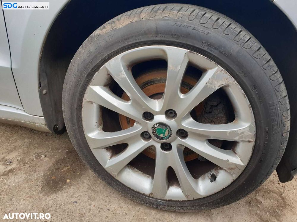 Set 4 Jante Roti Aliaj 5x112 225 45 17 R17 cu Anvelope Vara DOT 2021 Volkswagen Golf 5 2004 - 2008 [0263] - 4