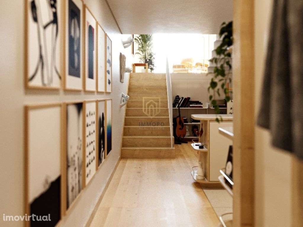 T1 com vistas para o rio e varanda em Vila Nova de Gaia - Grande imagem: 2/19