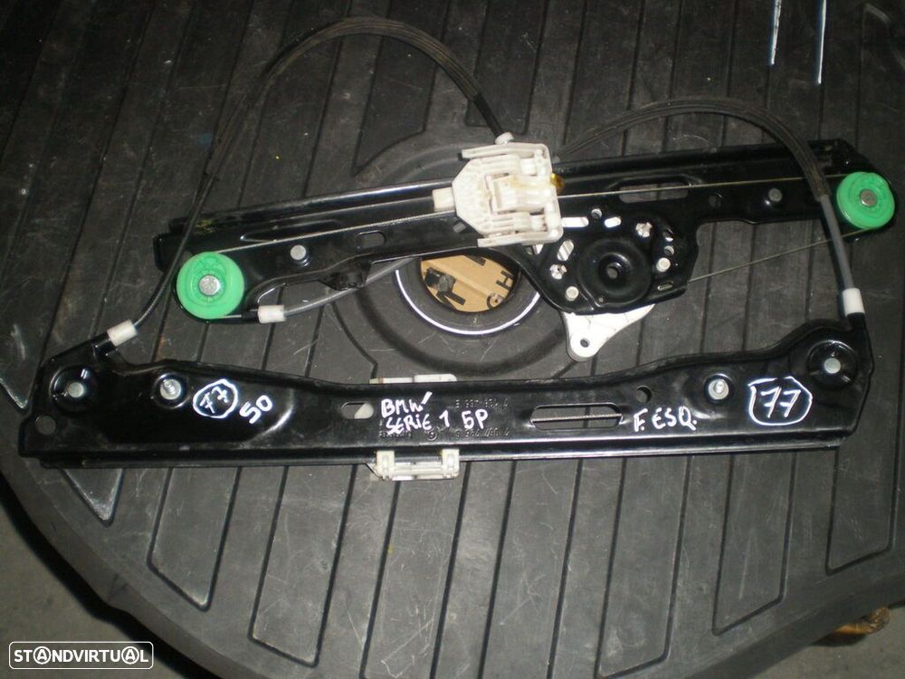 Elevador Sem Motor 7138465 BMW E87 2006 5P FE BMW SERIE 1 E87 FASE 2 2009 2.0D 116 115CV 5P PRETO FE - 1