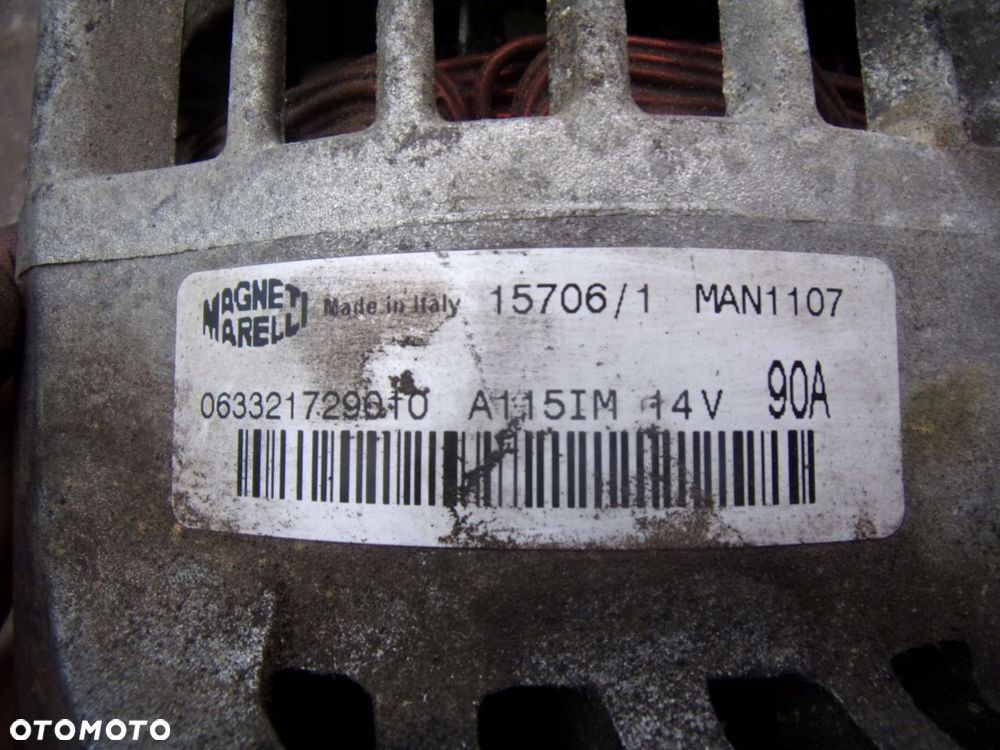 FIAT DOBLO STILO ALFA ROMEO 147 GT ALTERNATOR 90A - 3