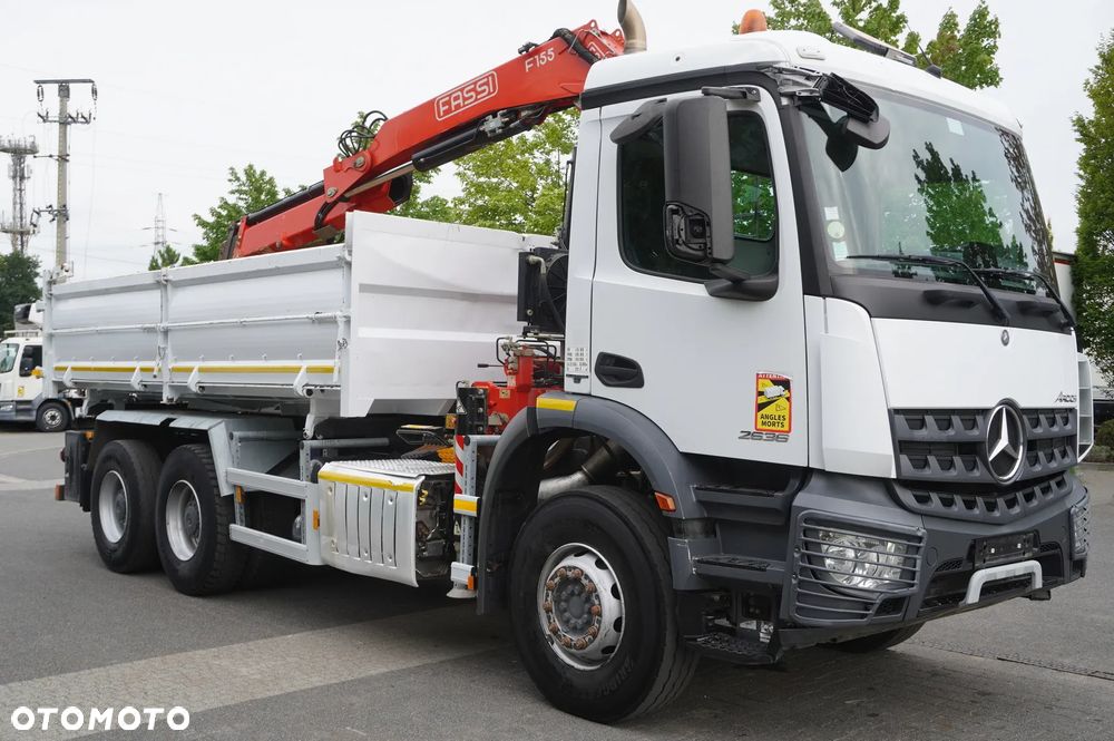 Mercedes-Benz Arocs 2636 / 6x4 / HDS Fassi / Wywrotka 3 str / Bortmatic - 18